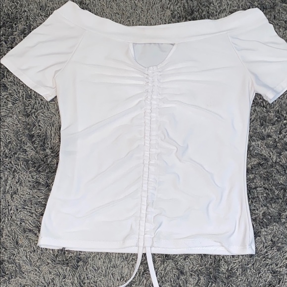 Tops - white off the shoulder blouse